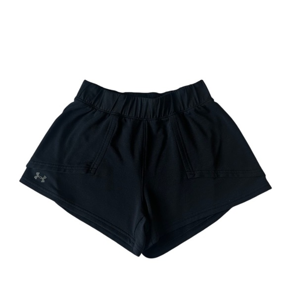 Under Armour Pants - Under Armour Black Athletic Workout Activewear Gym Shorts Loose Fit Size S